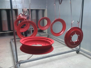 Reconditioned and repainted rims